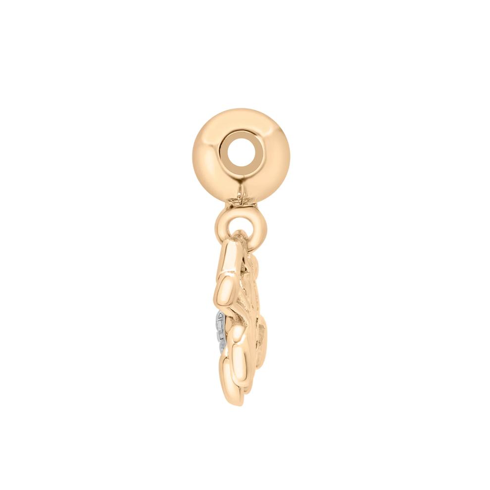 Diamond Accent Spider Bead Charm in Vermeil – Image 2 of 3