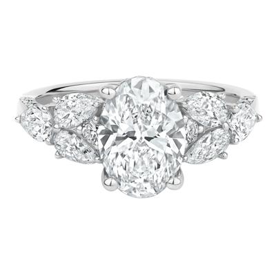 Taylor Lab Grown Diamond Engagement Ring in Platinum (3 1/3 ct. tw.)