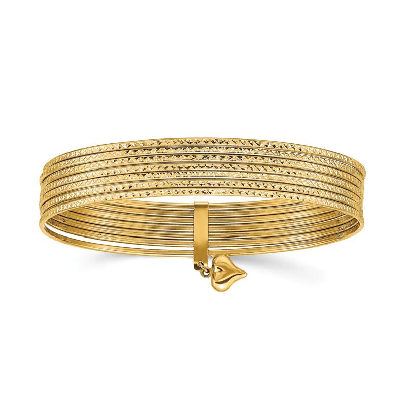 Semanario Bangle Bracelets in 14K Yellow Gold – Image 1 of 2