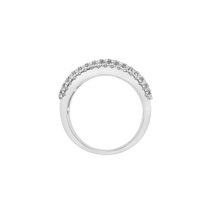 Diamond Multi-Row Band in 10K White Gold &#40;1 ct. tw.&#41; – Image 2 of 4