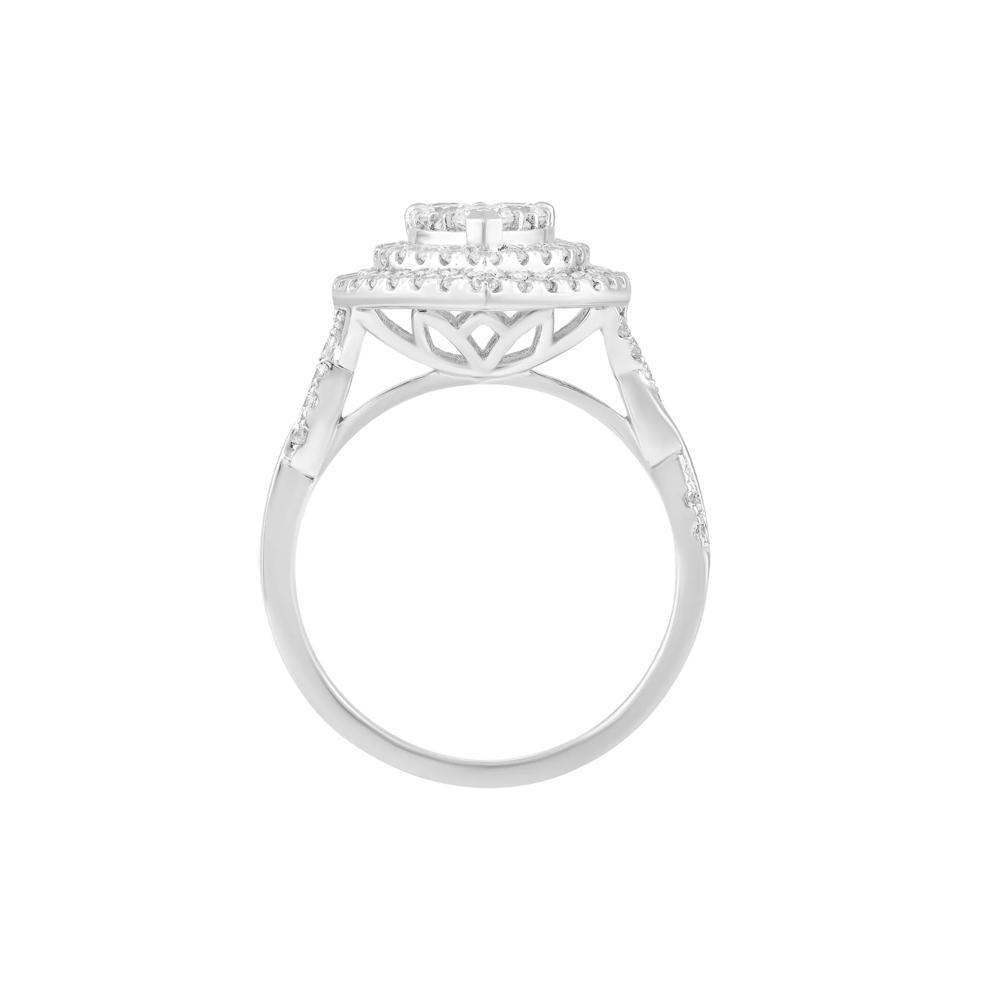 Composite Diamond Engagement Ring in 10K White Gold (1 ct. tw.) – Image 2 of 3