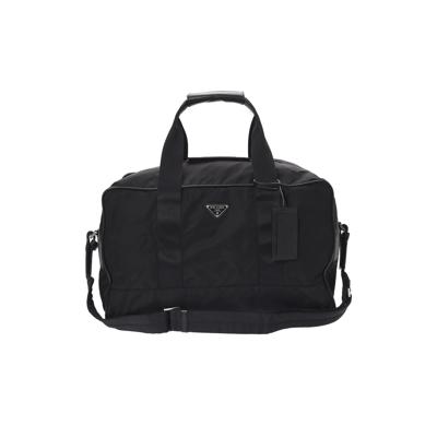 Pre-Owned Prada Boston Tessuto Top Handle Bag