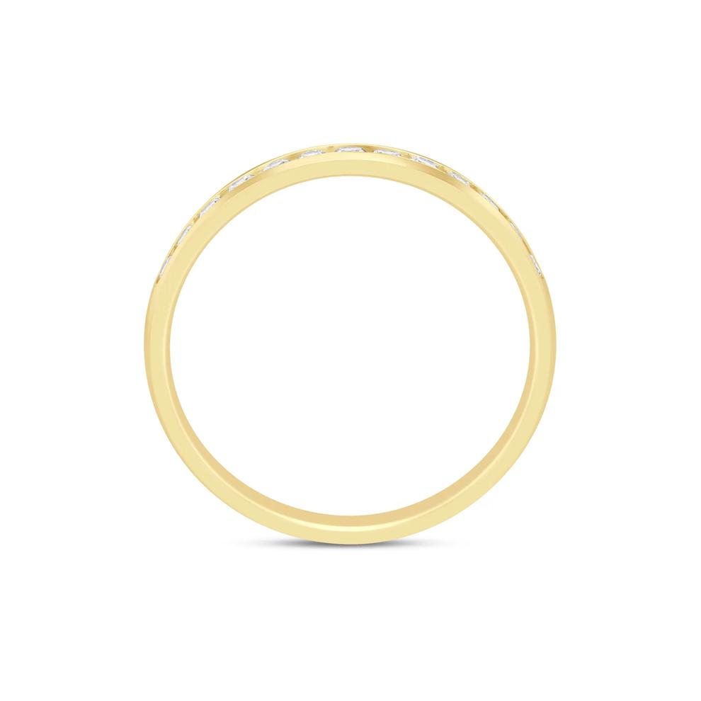 Lab Grown Diamond Channel-Set Band in 14K Yellow Gold (1/4 ct. tw.) – Image 2 of 3