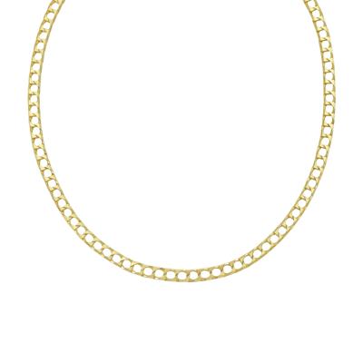 Fancy Link Chain Necklace in 14K Yellow, 6MM, 20"