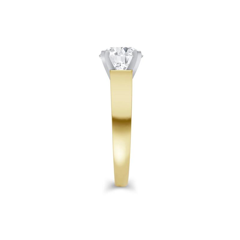 Lab Grown Diamond Semi-Mount Engagement Ring in 14K Yellow Gold &#40;1/10 ct. tw.&#41; – Image 5 of 6