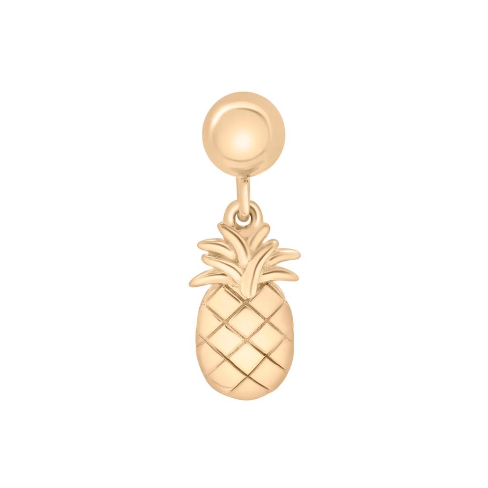 Pineapple Bead Charm in Vermeil – Image 1 of 3