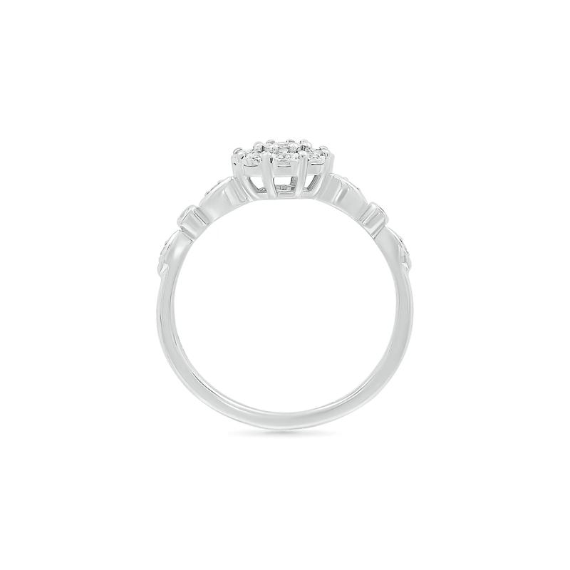 Diamond Promise Ring in Sterling Silver &#40;1/10 ct. tw.&#41; – Image 2 of 5