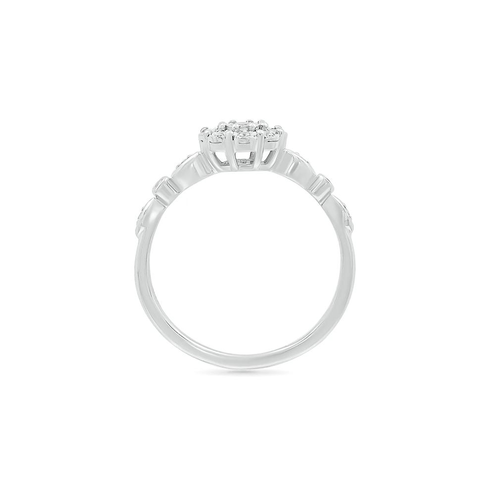 Diamond Promise Ring in Sterling Silver (1/10 ct. tw.) – Image 2 of 5