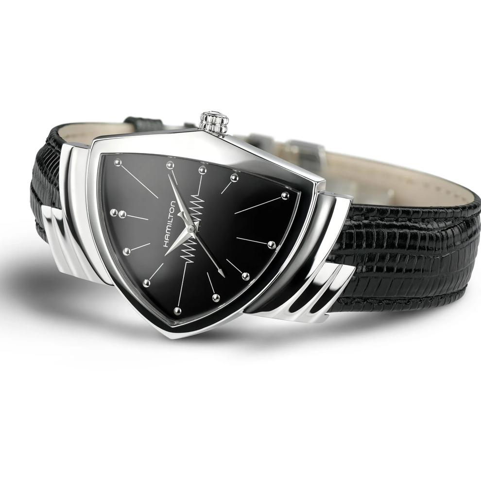 Ventura Watch with Black Leather Strap – Image 3 of 4