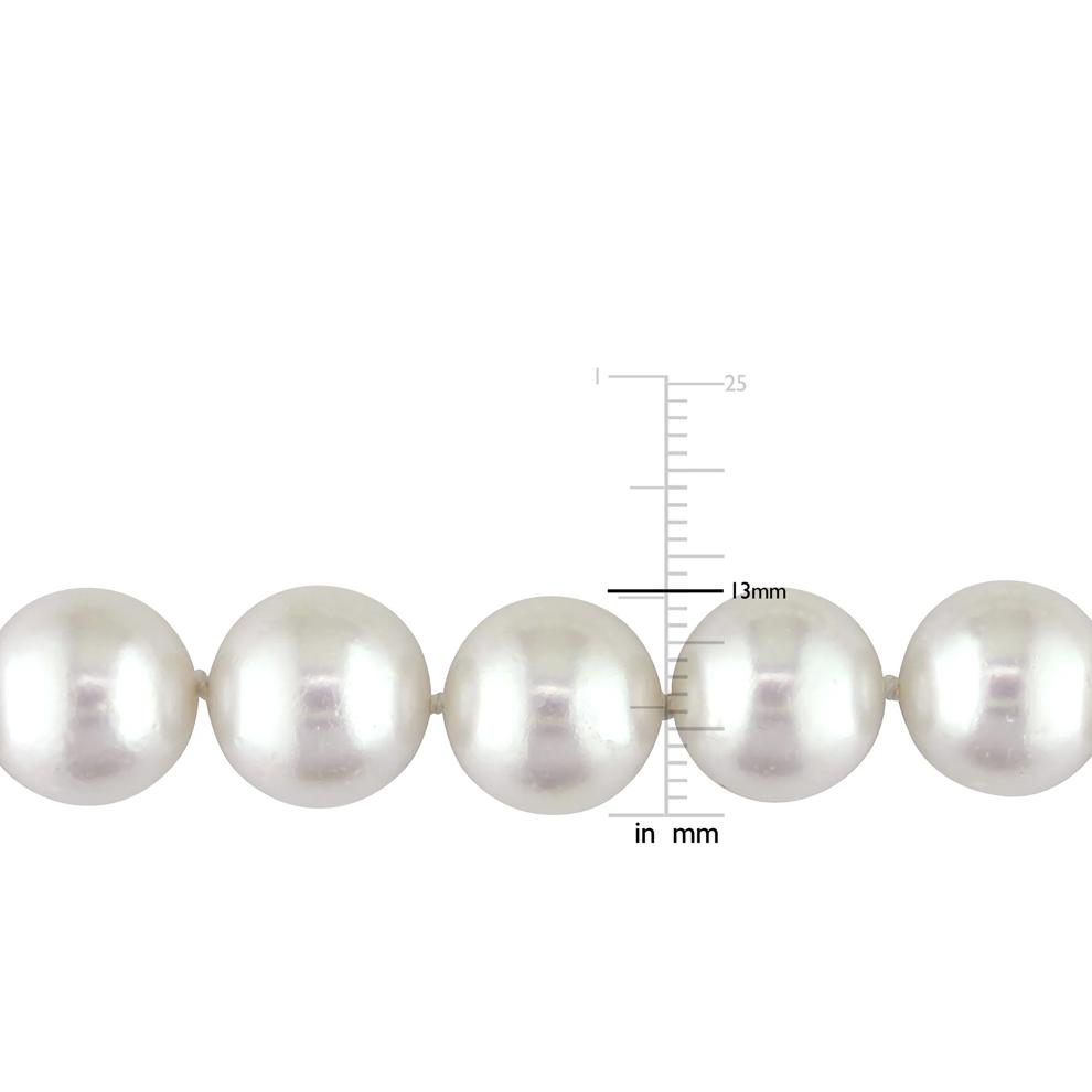 South Sea Pearl Necklace in 14K Yellow Gold – Image 4 of 4