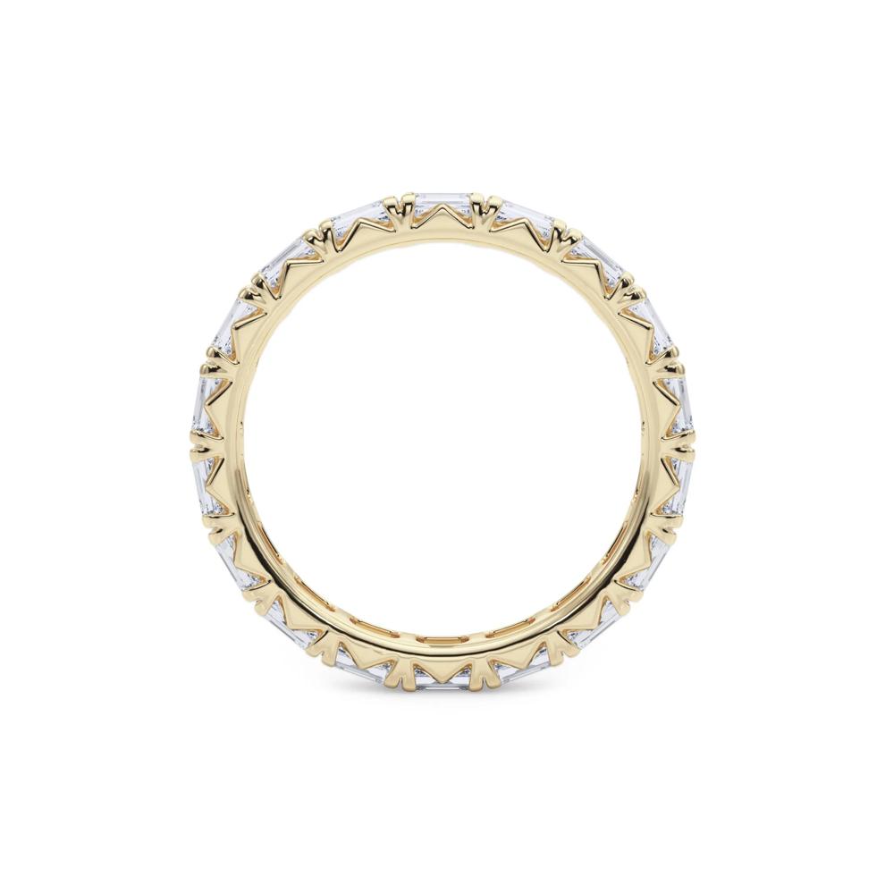 Emerald-Cut Diamond Eternity Band in 14K Yellow Gold (2 1/7 ct. tw.) – Image 2 of 4