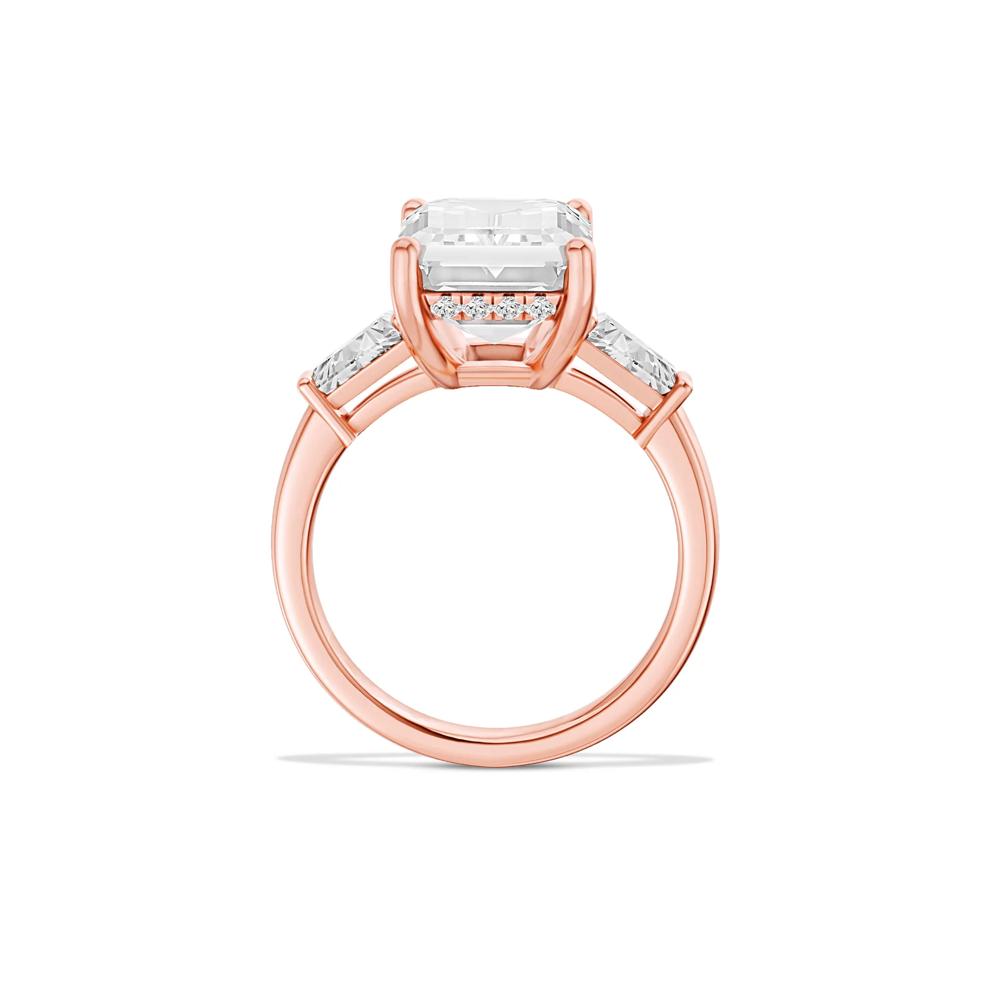 Adella Lab Grown Diamond Engagement Ring in 18K Rose Gold (7 1/2 ct. tw.) – Image 2 of 4