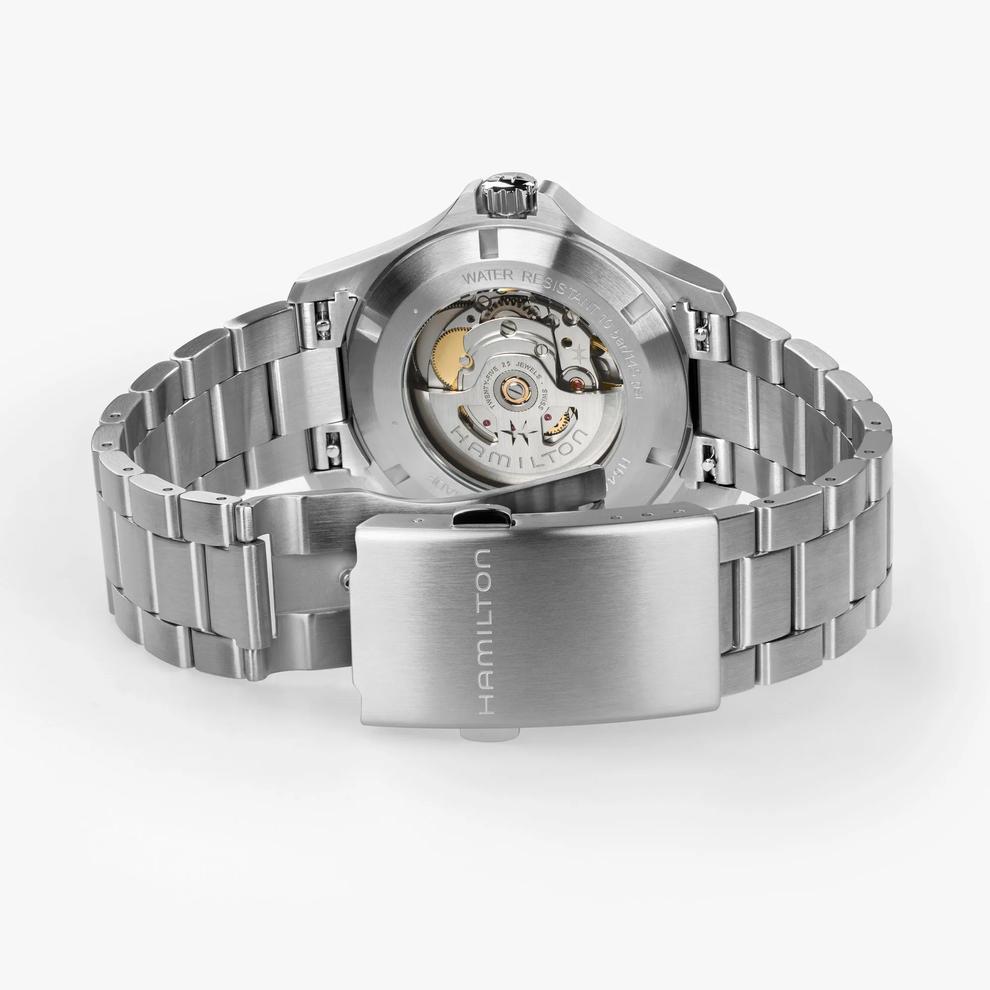 Khaki Field King Day-Date Watch with Stainless Steel Bracelet – Image 2 of 4