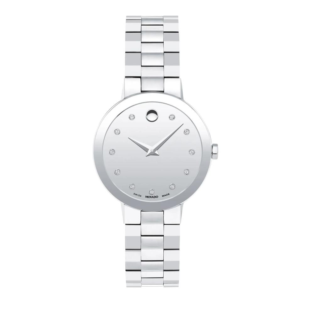 Ladies' Sapphire Watch in Stainless Steel, 28MM – Image 1 of 3