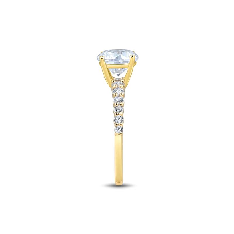 Lab Grown Diamond Engagement Ring in 14K Yellow Gold &#40;2 1/3 ct. tw.&#41; – Image 3 of 3