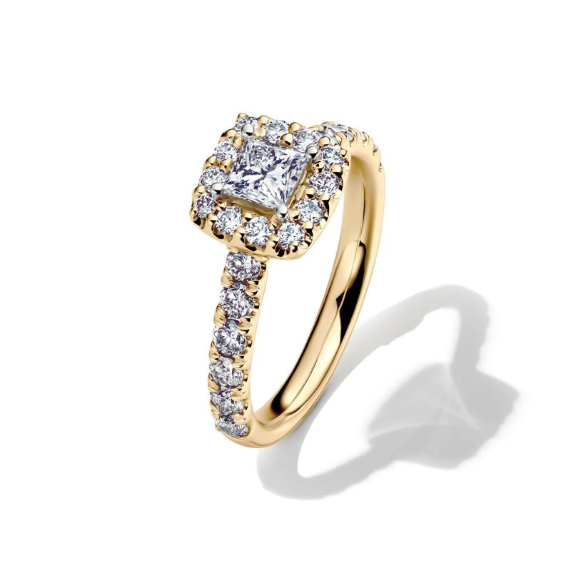 Diamond Bridal Set in 14K Yellow Gold (2 ct. tw.) – Image 4 of 6