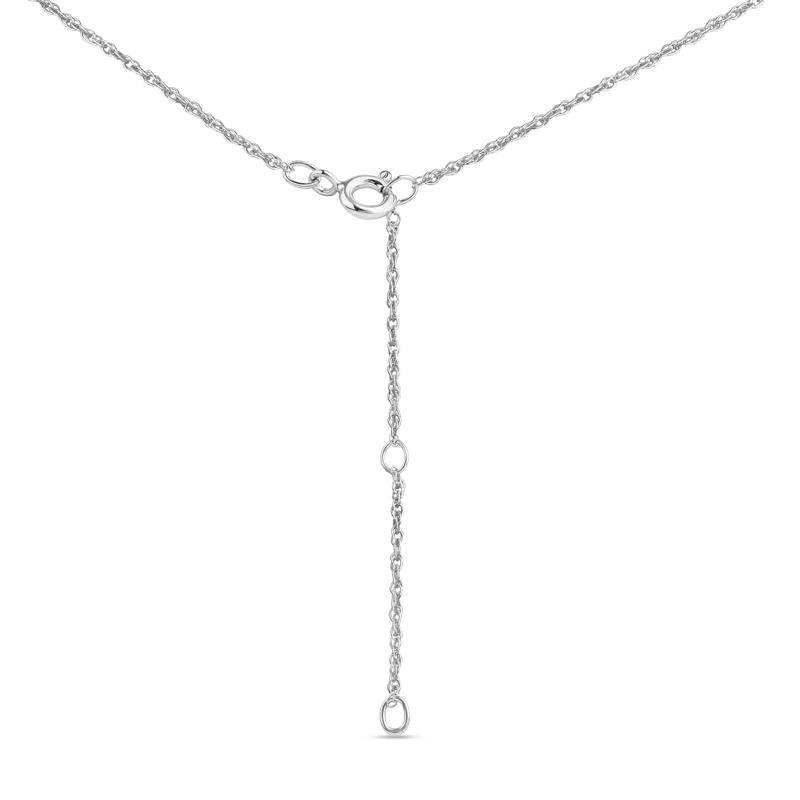 Lab Grown Graduated Diamond Necklace in 14K White Gold (1 1/2 ct. tw.) – Image 3 of 3