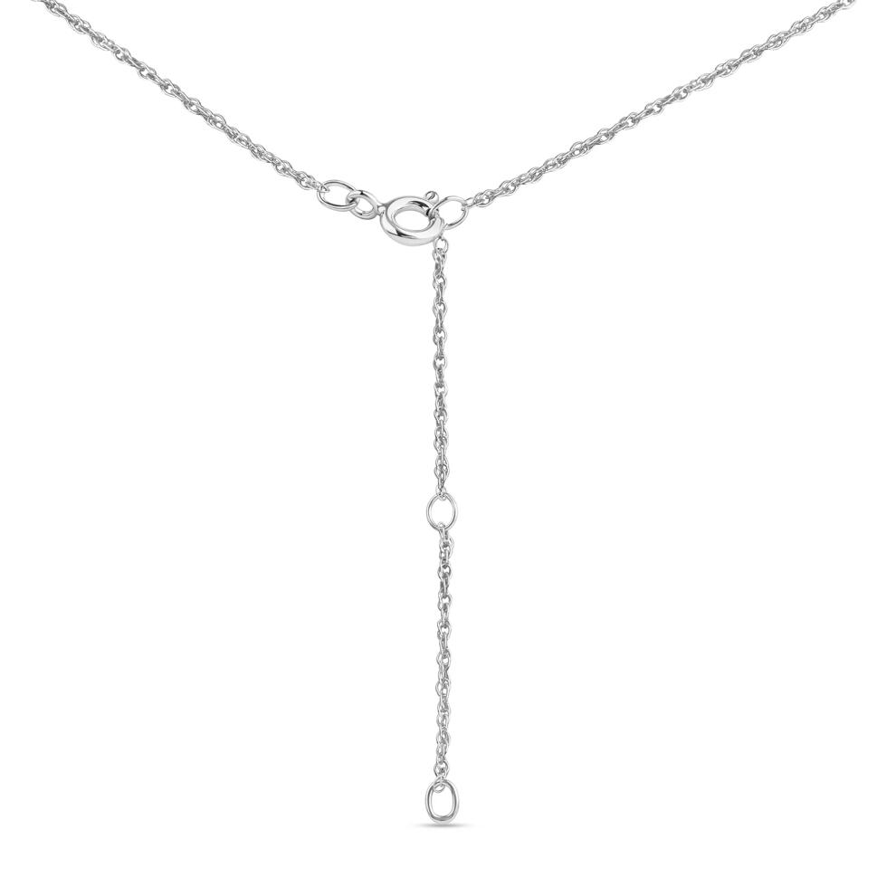 Lab Grown Graduated Diamond Necklace in 14K White Gold (1 1/2 ct. tw.) – Image 3 of 3