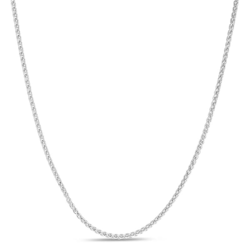 Wheat Chain in 14K White Gold, 22" – Image 1 of 2