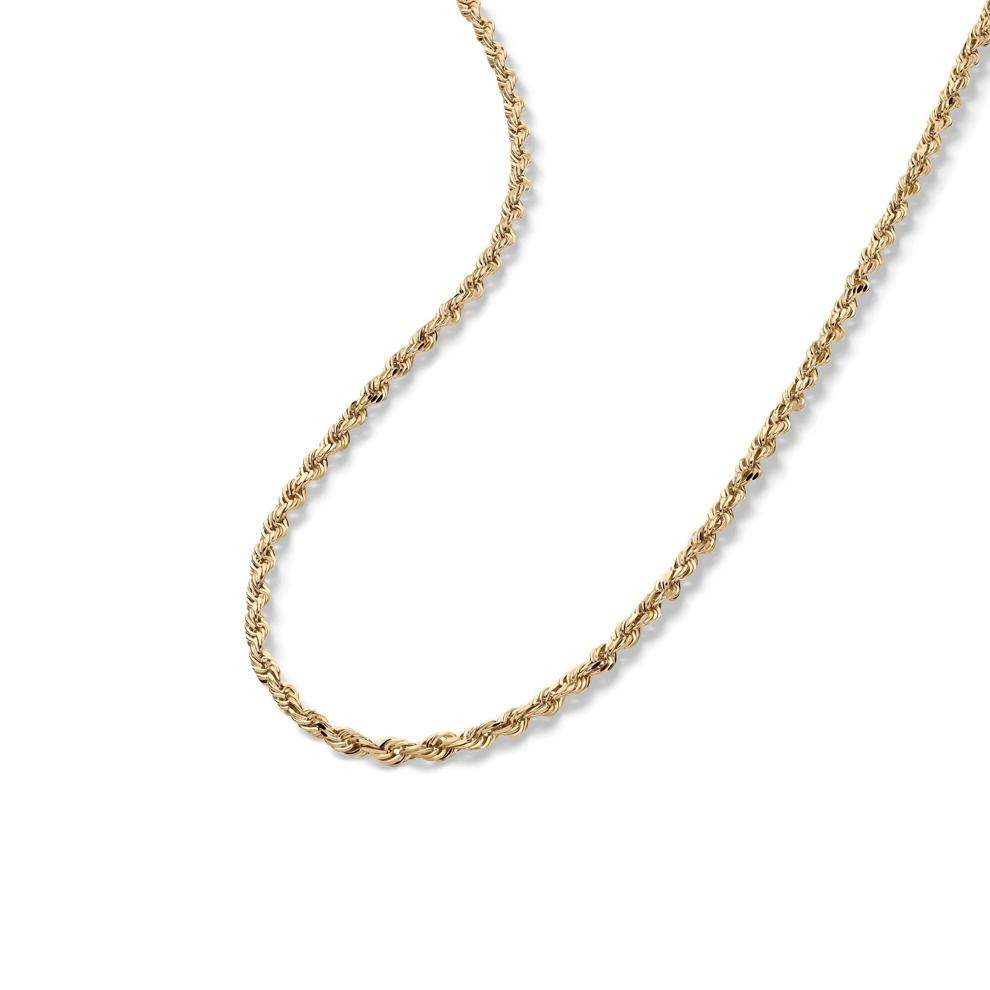 Solid Rope Chain in 14K Yellow Gold, 16" – Image 4 of 5