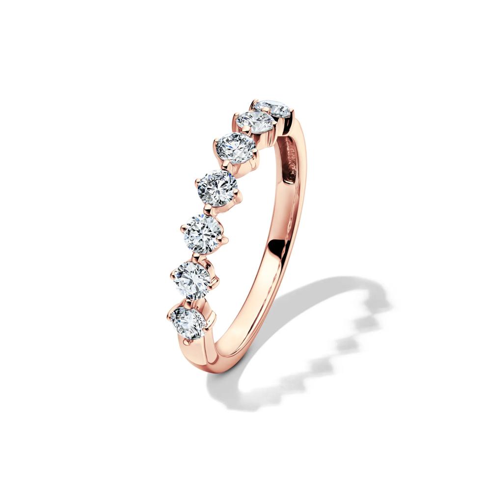 Lab Grown Diamond Anniversary Band in 10K Rose Gold (3/4 ct. tw.) – Image 4 of 4