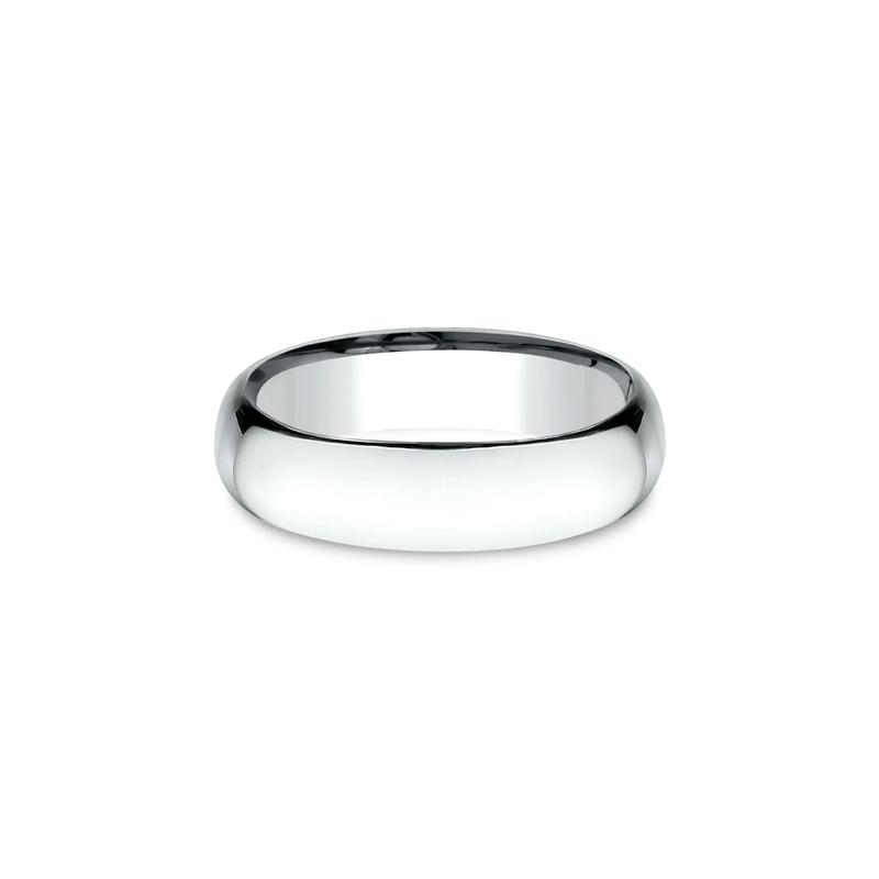 Wedding Band in Platinum, 6MM	 – Image 1 of 3