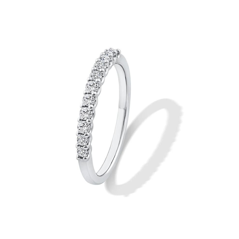 Diamond Round Composite Engagement Set in 10K White Gold (1 ct. tw.) – Image 6 of 6