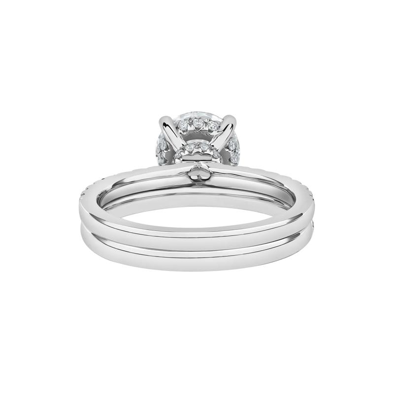 Charlotte Lab Grown Diamond Engagement Ring in 14K White Gold &#40;2 3/4 ct. tw.&#41; – Image 5 of 5