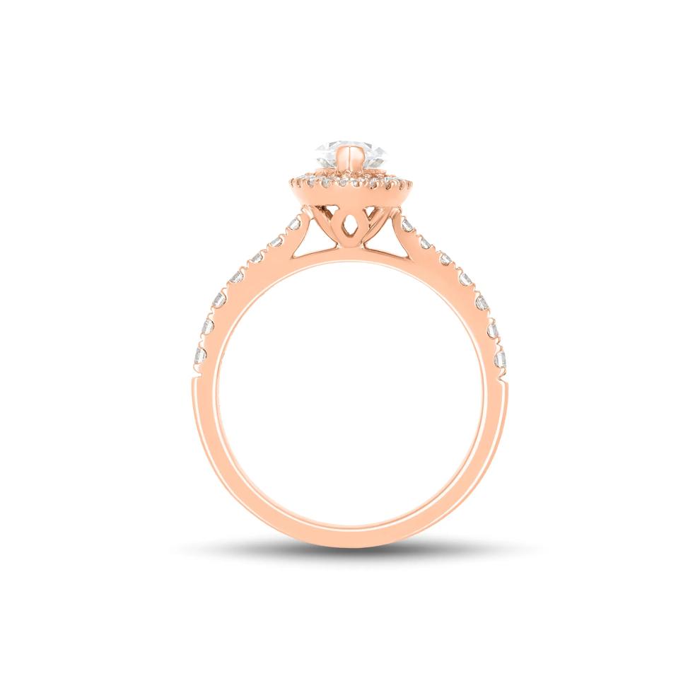 Lab Grown Diamond Marquise-Cut Engagement Ring in 14K Rose Gold (1 1/2 ct. tw.) – Image 2 of 3