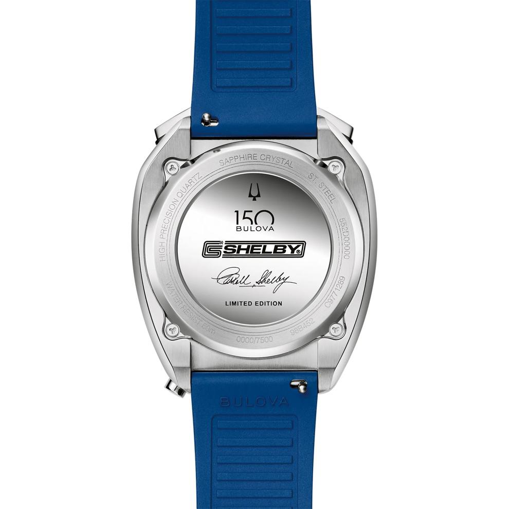 Men's Shelby Watch With a Blue Rubber Strap – Image 3 of 4