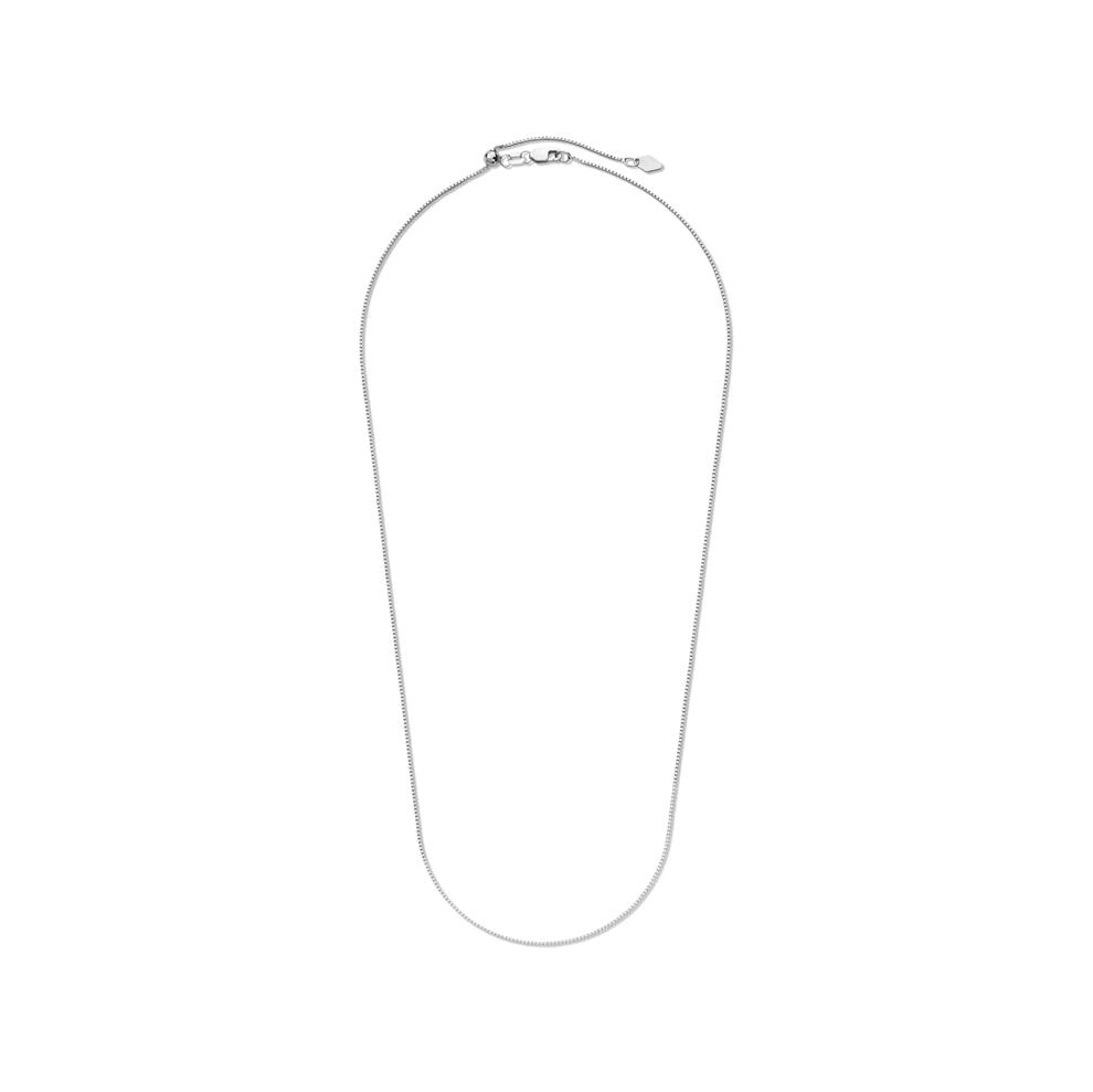 Box Chain in 14K White Gold, .85MM – Image 2 of 5