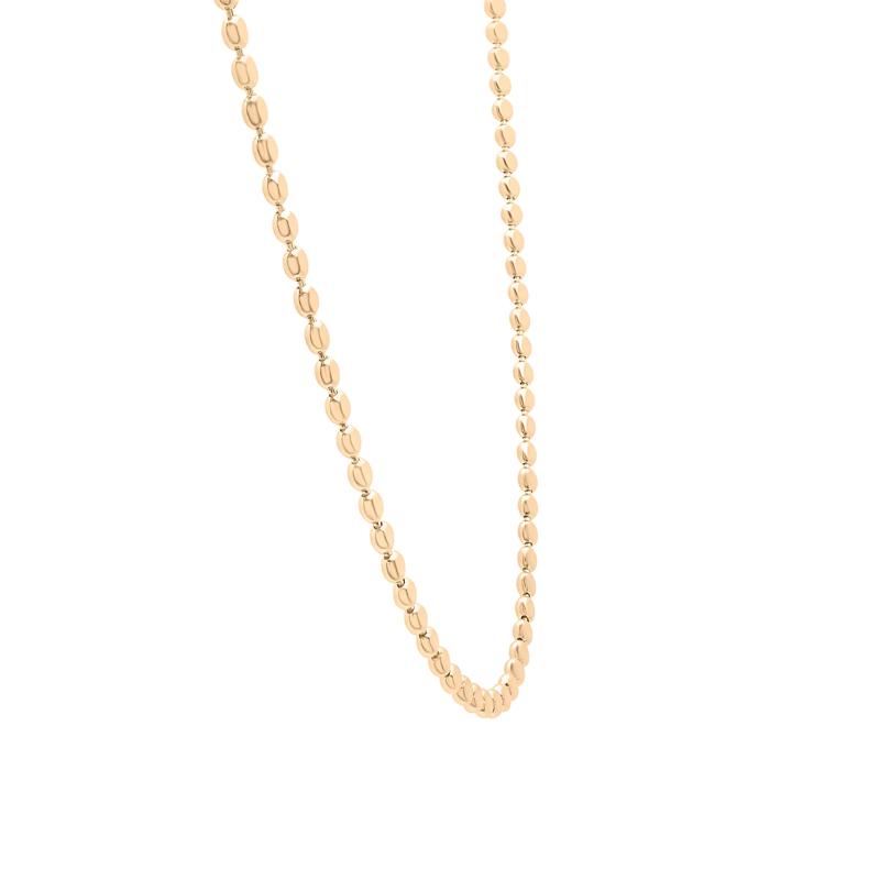 Flat Bead Chain in Vermeil, 18&quot; – Image 3 of 7