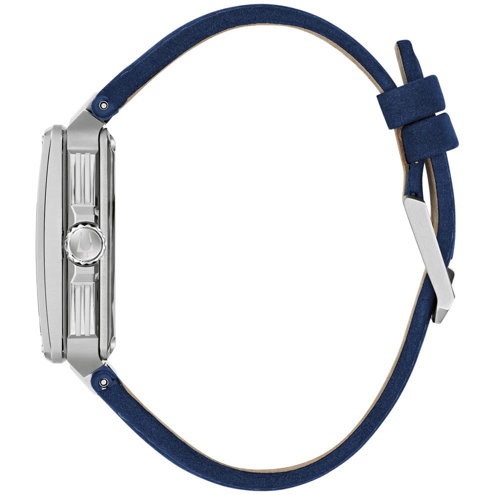 Men's Series X Watch in Blue Suede Leather – Image 3 of 3