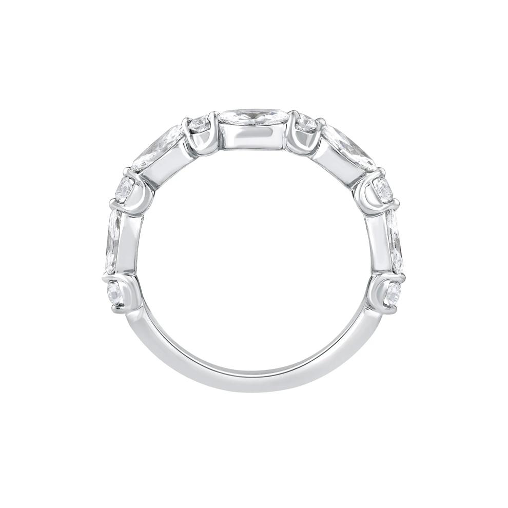 Lab Grown Diamond Contour Band in 14K White Gold (1 ct. tw.) – Image 2 of 3