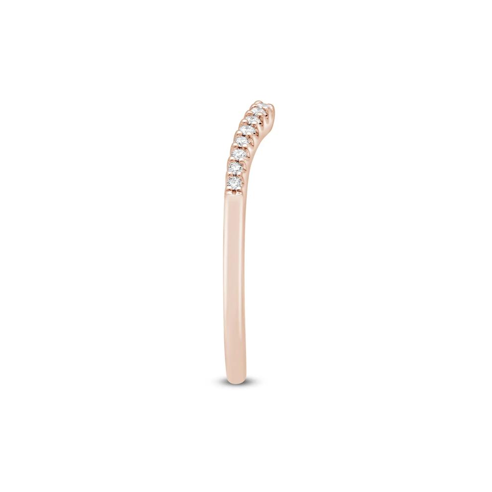 Diamond Contour Band in 14K Rose Gold (1/7 ct. tw.) – Image 3 of 3