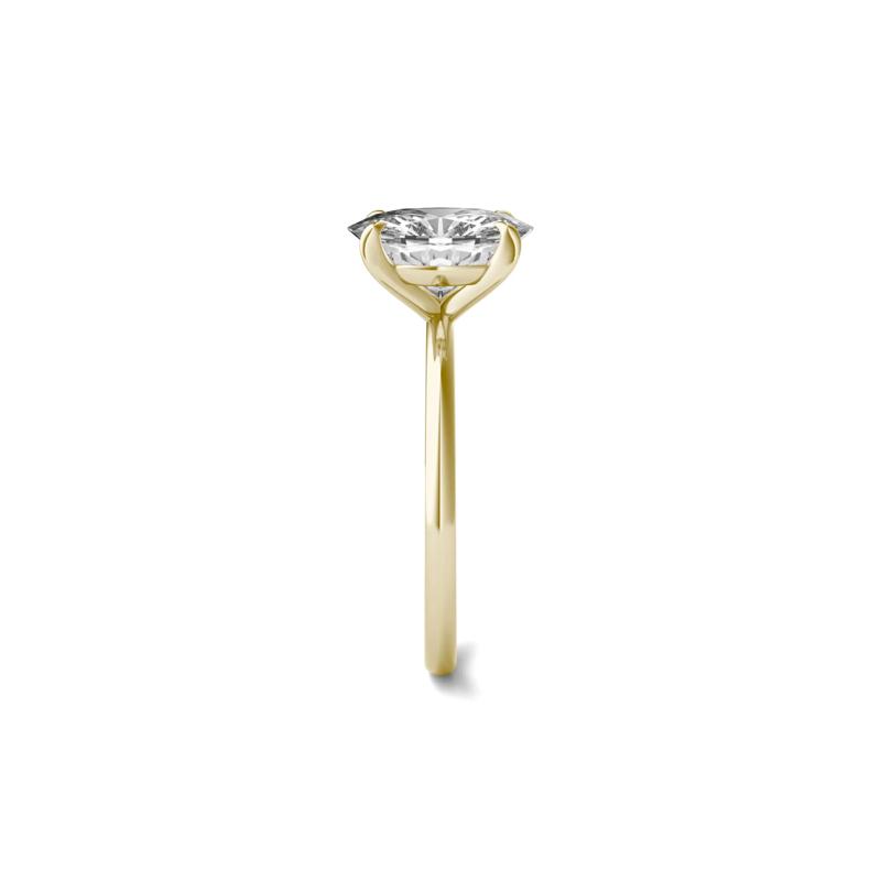 Lab-Created Moissanite Solitaire Engagement Ring in 14K Yellow Gold &#40;3 ct. dew&#41; – Image 3 of 5