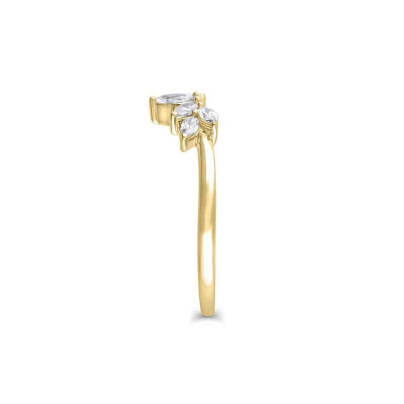 Marquise-Cut Diamond Contour Band in 14K Yellow Gold &#40;3/8 ct. tw.&#41; – Image 3 of 3