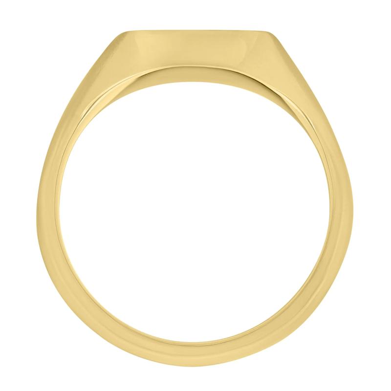 Rectangle Signet Ring in 10K Yellow Gold – Image 2 of 3