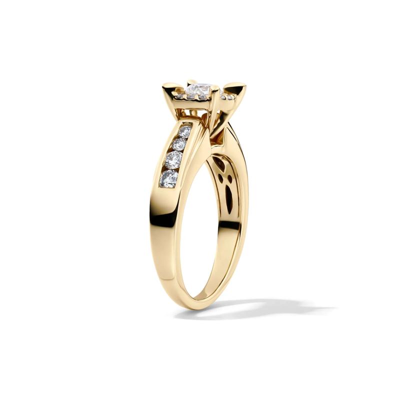 1 ct. tw. Diamond Engagement Ring in 14K Yellow Gold – Image 3 of 4