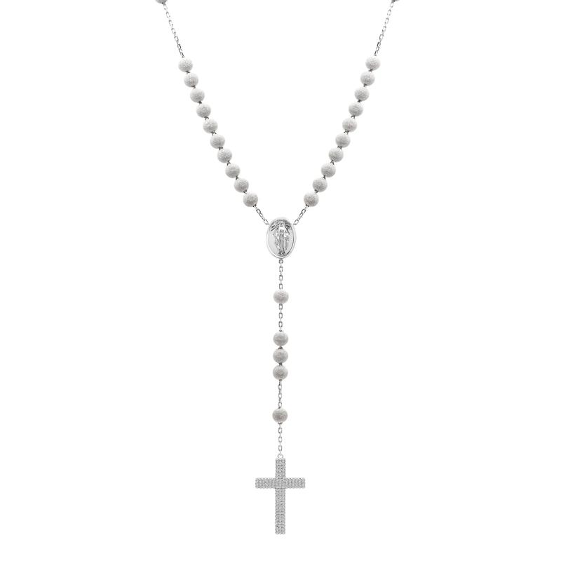 Diamond Rosary in Sterling Silver &#40;1/2 ct. tw.&#41; – Image 1 of 4