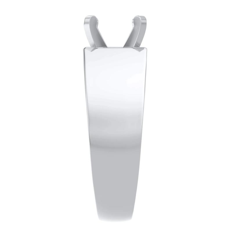 Wide Cathedral Semi-Mount Engagement Ring in 14K Gold, 7.8MM &#40;Setting Only&#41; – Image 6 of 6