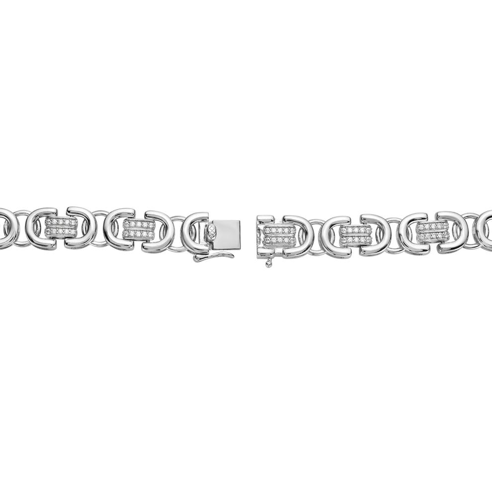Men's Diamond Necklace in Sterling Silver (2 1/2 ct. tw.) – Image 2 of 4