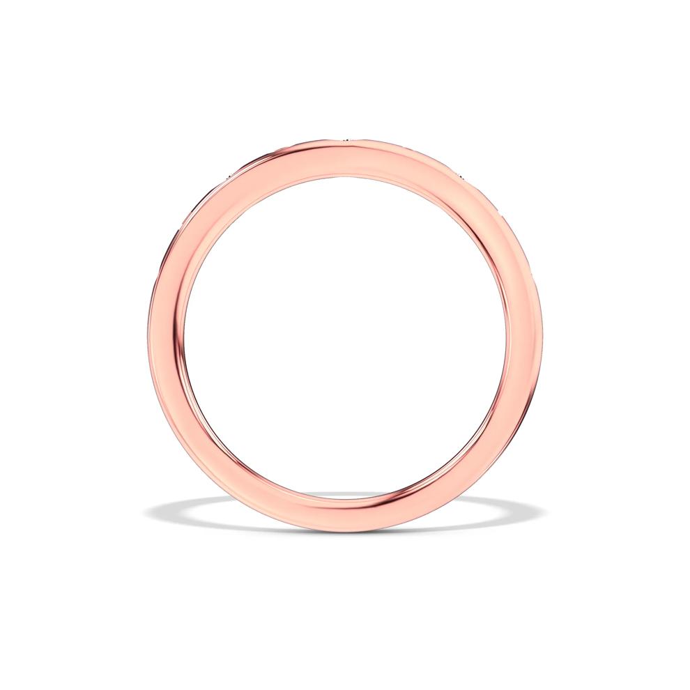 Diamond Accent "Love" Stack Band in 10K Rose Gold – Image 2 of 4