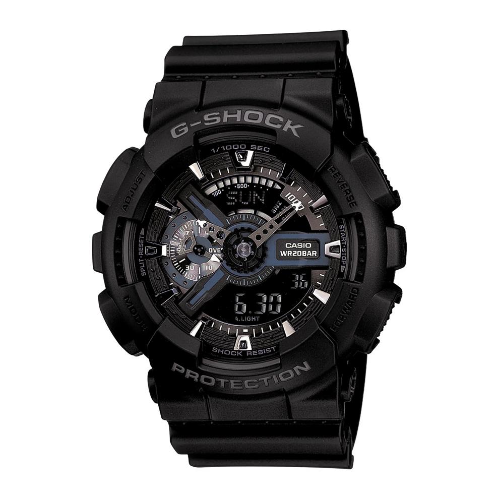 G-SHOCK Men&rsquo;s 110-Series Black Resin Watch – Image 1 of 1