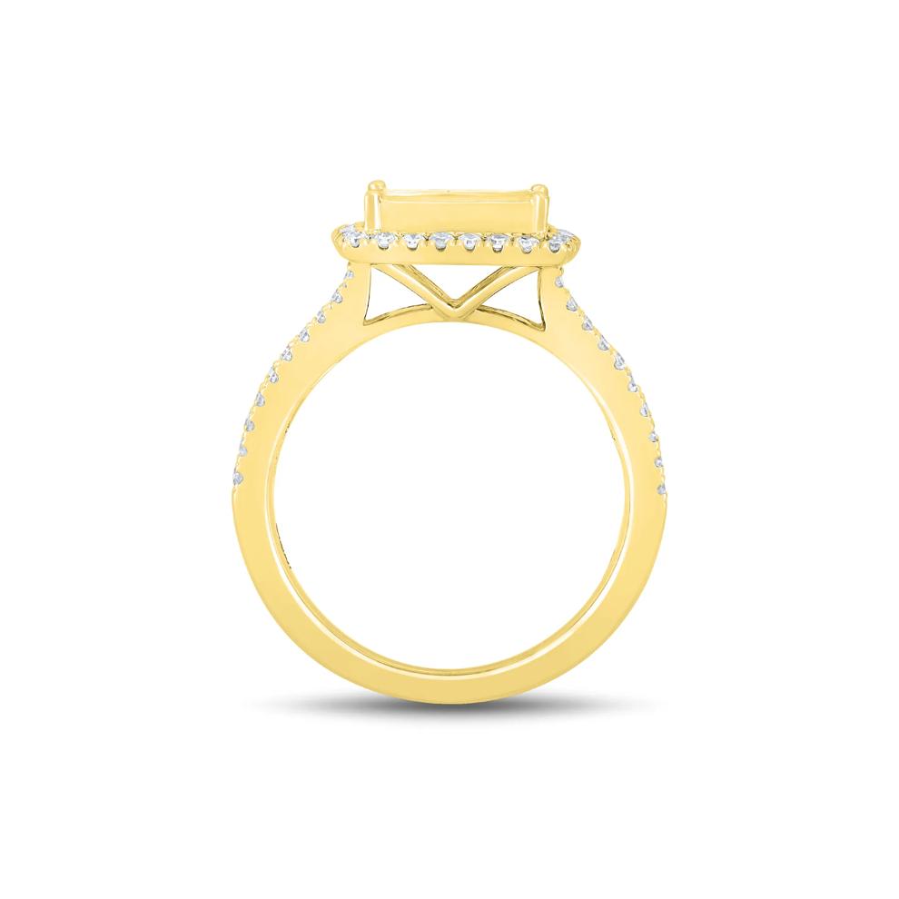 Composite Diamond Engagement Ring in 10K Yellow Gold (2 ct. tw.) – Image 2 of 3