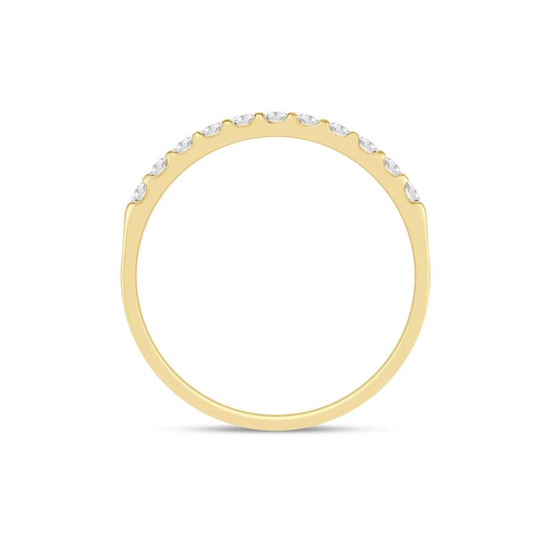 Diamond Band in 10K Yellow Gold &#40;1/7 ct. tw.&#41; – Image 2 of 3