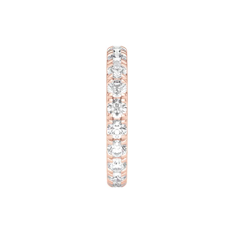 Diamond Wedding Band with Eternity Setting in 14K Rose Gold (2 ct. tw.) – Image 3 of 3