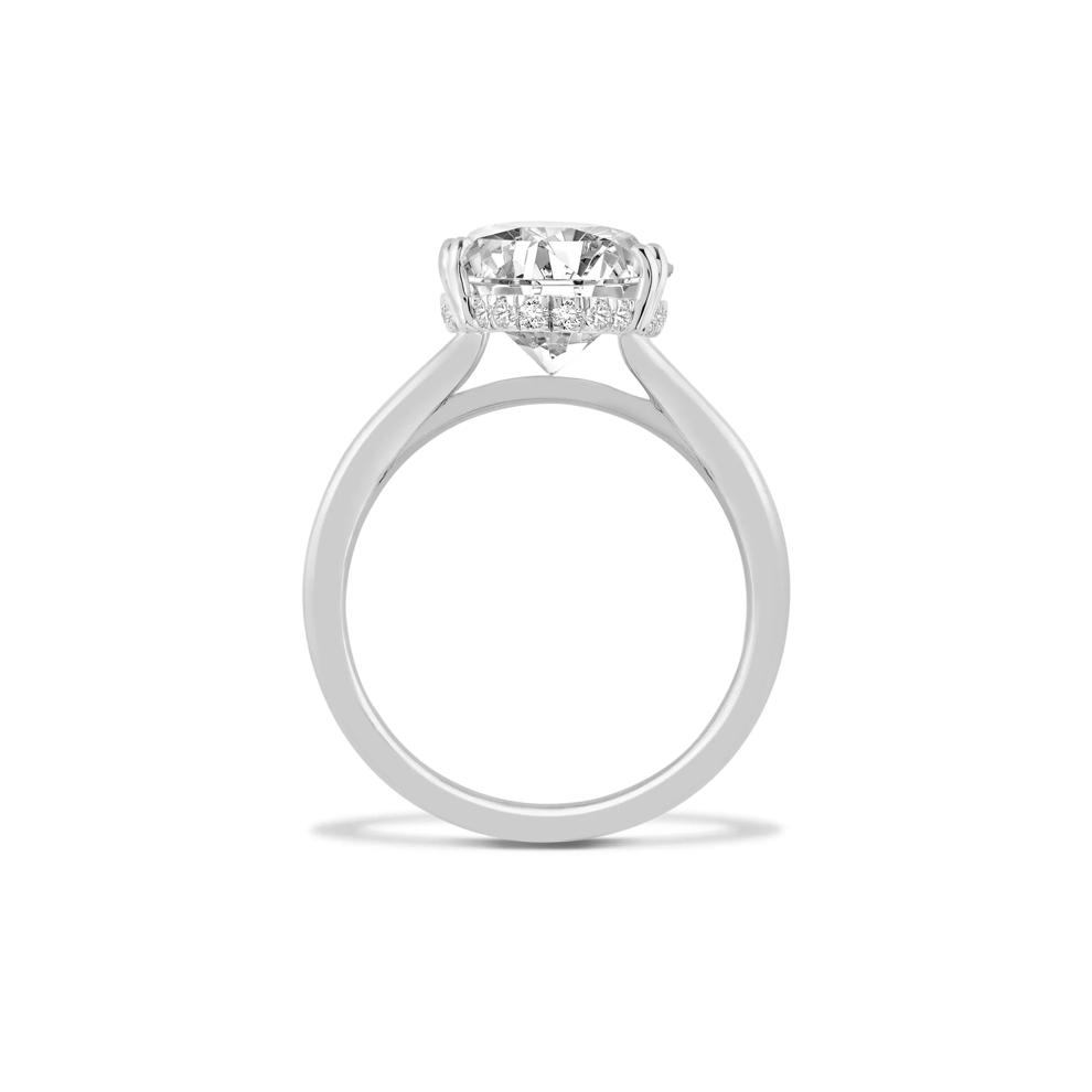 Lab Grown Diamond Oval Engagement Ring in 14K White Gold (7 1/5 ct. tw.) – Image 2 of 4