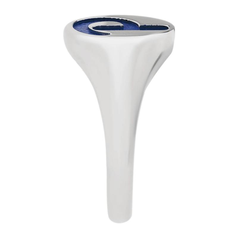 Pittsburg University Signet Ring in Palladium Silver – Image 3 of 3