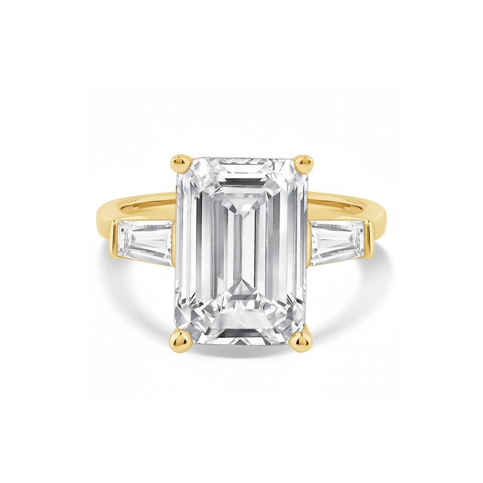 Adella Lab Grown Diamond Engagement Ring in 18K Yellow Gold (7 1/2 ct. tw.) – Image 1 of 1